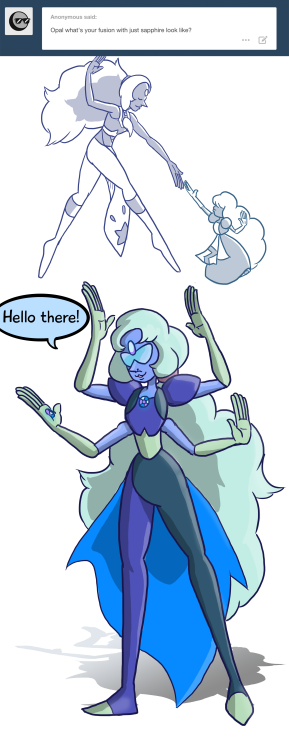 rapid-artwork:  Another hard day of Opal AU asks…I branched out, did some animated gifs, some color panels…I think I managed to up the quality of these things.Thoughts?