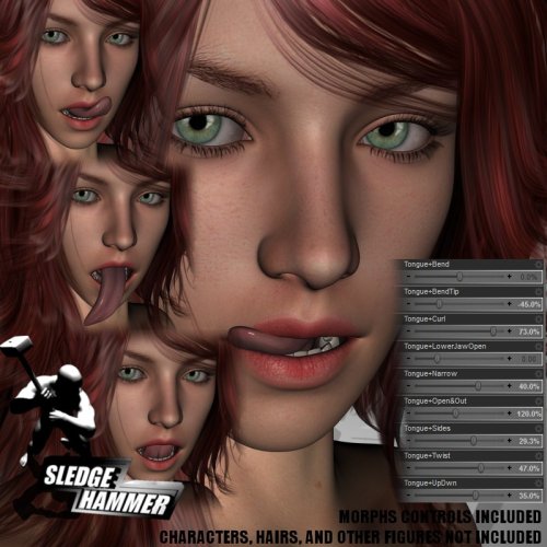 FREE DAZ3D PRODUCT!! TonguePlusFree SLEDGEHAMMER'S  porn pictures