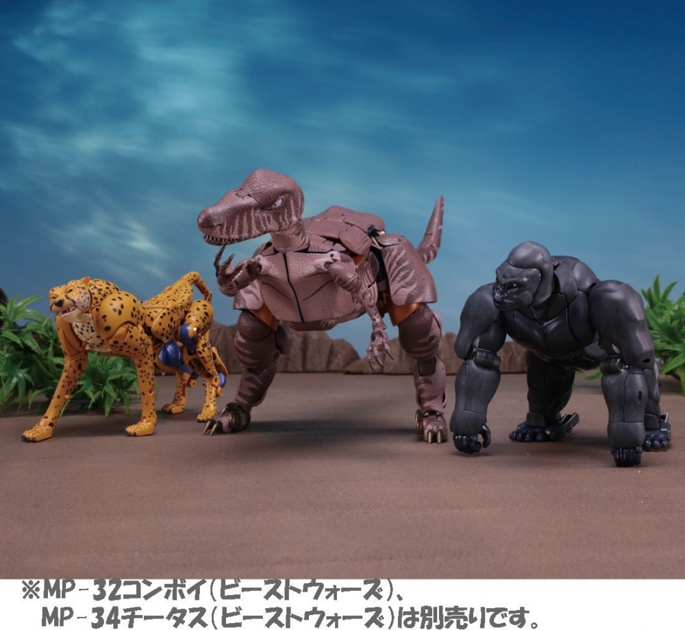 austinstoyblog: aeonmagnus:  Transformers Masterpiece MP-41 Dinobot - color prototype