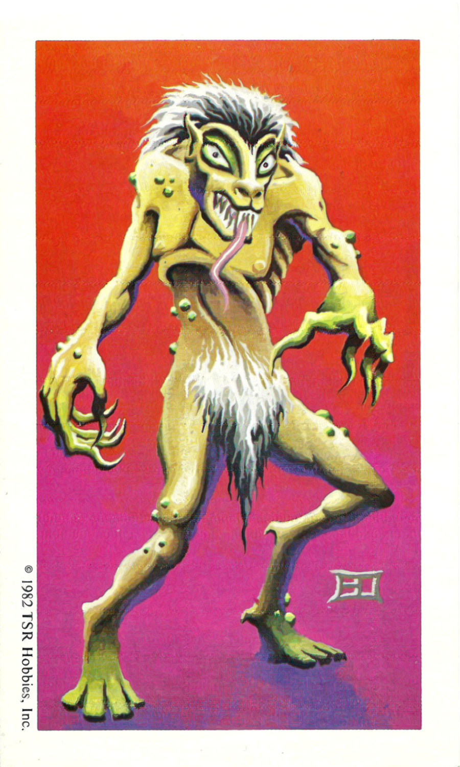 oldschoolfrp:
“(Erol Otus’ ghoul from AD&D Monster Cards Set 1, TSR, 1982)
”