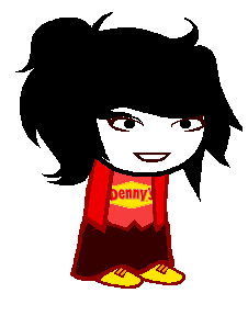 homestuckshitquoteunquoteart:  ask-crockercutie:  ask-crockercutie:  Long going headcanon is that there are various other j name heiresses to food empires and Jane hates them all  Make your own heiressona     your name is Jenn Denny’s and you’re not