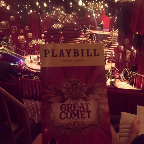 Natasha, Pierre, and the Great Comet of 1812This musical has seen many stagings: Ars Nova (more of a