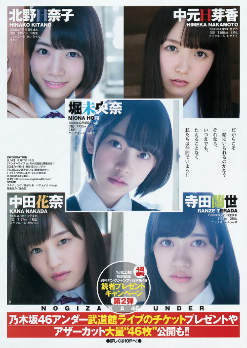 Hinako Kitano / Himeka Nakamoto / Miona Hori / Kana Nakada / Renze Terada