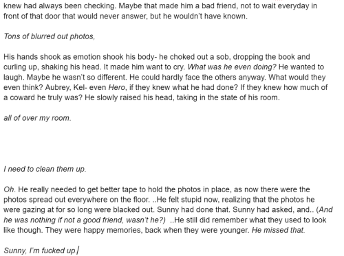 OOOOo New FIC WIp