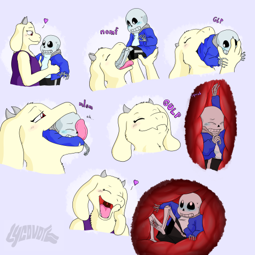 lycovore:s0riel noms why did i post this on general vore and not undertail vore X3