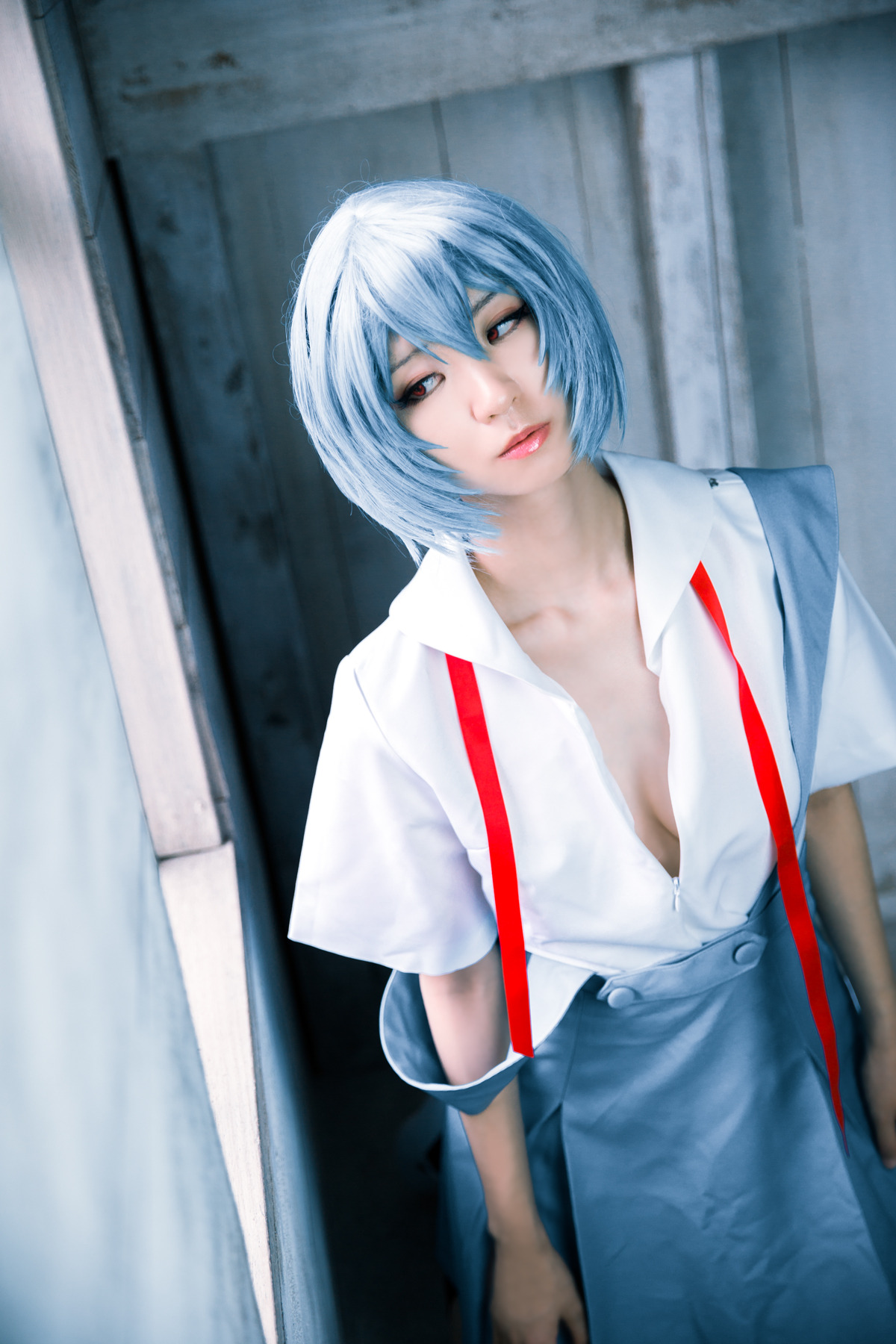 cosplayjapanesegirlsblog:    Evangelion -Rei Ayanami [Mikehouse] 2-3 HELP US GROW