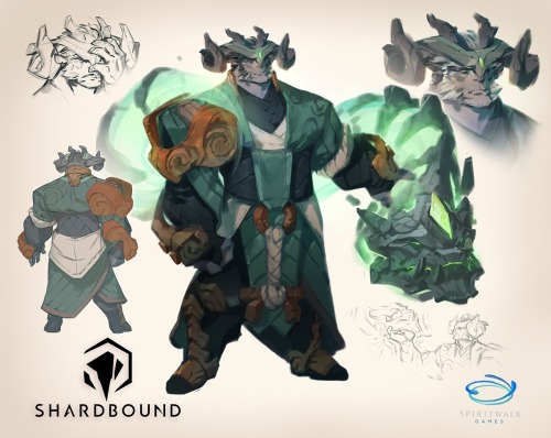 nicholaskole: It also occurs to me that some of my Shardbound concepts didn’t even make it over here– Here are just a few peeks at some of the characters I’ve been working on with Spiritwalk Games over the past year! 