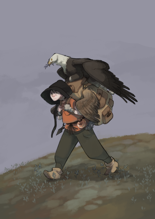It’s witchsona week, so here is mine! A carrying witch. They have bags and pockets to carry things, 
