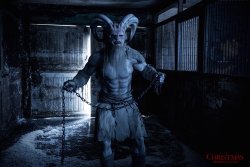 snarlthewerewolf: Next up on the Krampus comparison: A Christmas Horror Story. This Krampus is the muscly Krampus. However, this Krampus also seriously skipped leg day :-&lt;  But totally watch this movie. I just saw it this week and it’s great. It’s