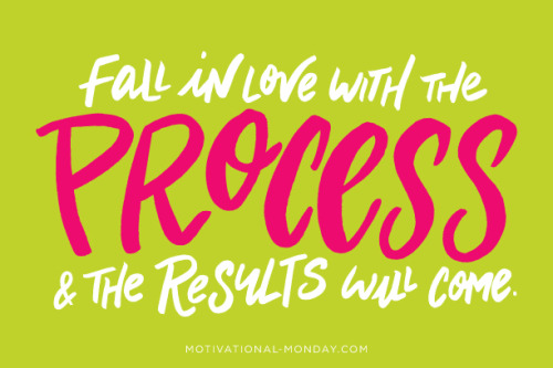 Fall in Love with the Process… by Eliza Cerdeiros#MotivationalMonday