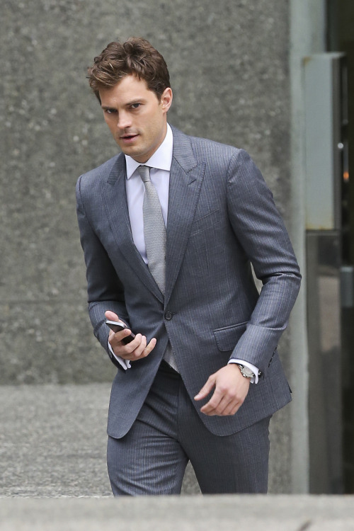 XXX jamie-dornan:   Jamie Dornan filming FSOG photo