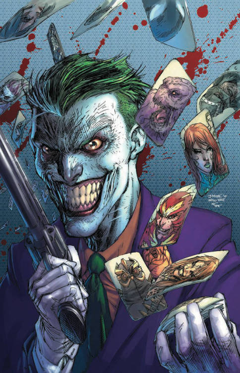 theimancameron:  And the second batch of Joker-themed variants for DC’s June books!1) Gotham by Midnight #6 by John Van Fleet2) Grayson #9 by Dave Johnson3) Green Arrow #41 by Ben Oliver4) Green Lantern #41 by Ben Oliver5) Harley Quinn #17 by Eduardo