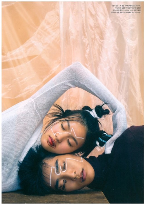 koreanmodel: Seo Yoo Jin, Lee Myung Kwan by Kim Young Jun for Dazed and Confused Korea July 2016