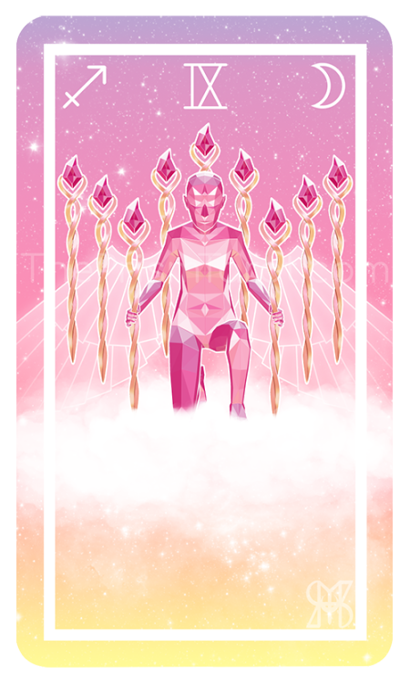 The Suit of Wands from The Prism Tarot.If you missed the Kickstarter you can still pre-order the dec