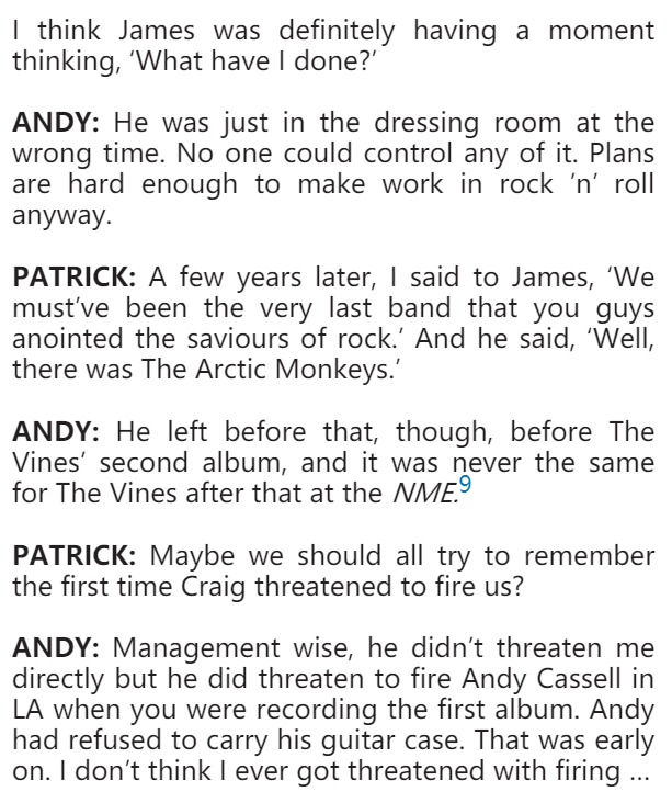 Chapter about The Vines in the book "Believe in Magic, 30 Years of Heavenly Recordings" published in 2020 - Conversation between Patrick Matthews, Ryan Griffiths and Andy Kelly A0a9c608c3873fe025943c6132a2b11bafcce7d4
