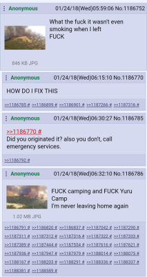 ore-imouto:Anon goes camping