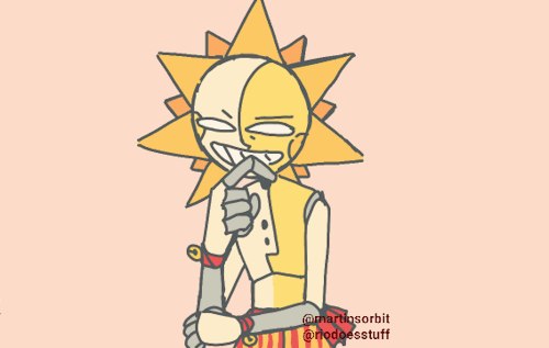 Favorite Headcanon Of Mine Is That When Sun Is Thinking His Rays Go 🔄 