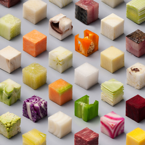 nyctaeus:Lernert & Sander for De Volksrant In 2014, Dutch newspaper De Volkskrant contacted conceptual design studio Lernert & Sander to create a piece for a special documentary photography issue about food. Lernert & Sander responded with