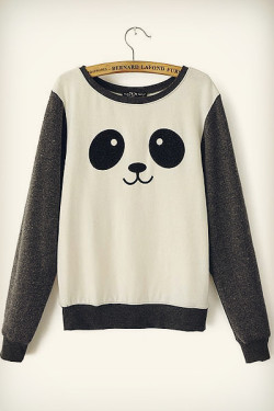 tbdressfashion:  cotton panda hoody   La quiero ):