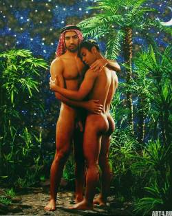 sexymanincartoon:  gay-erotic-art:  It is