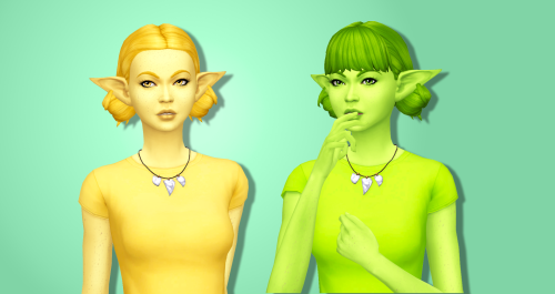 SimLaughLove Low Double Buns Hairs in Sorbets RemixUpdated recolours from my original posts: ADULT /