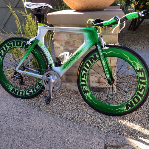 fusioncycles:  Fusion Athlete Andrea Arriaga got some new Fusion race wheels today!  RideFusionUSA.c