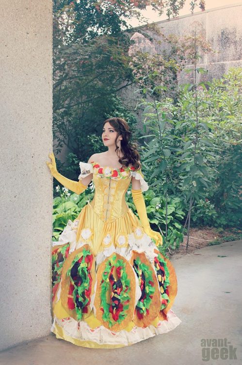 eighthcloud:themanicpixiedreamgrrrl:tastefullyoffensive:Taco Belle by Olivia Mears (@aventgeek)SHUTT