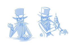 rincat21:  Some Blackhat sketches from reference