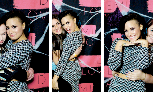 burrowjoe:  Demi Lovato at her meet and greet in Brooklyn, New York on October 27, 2014. 