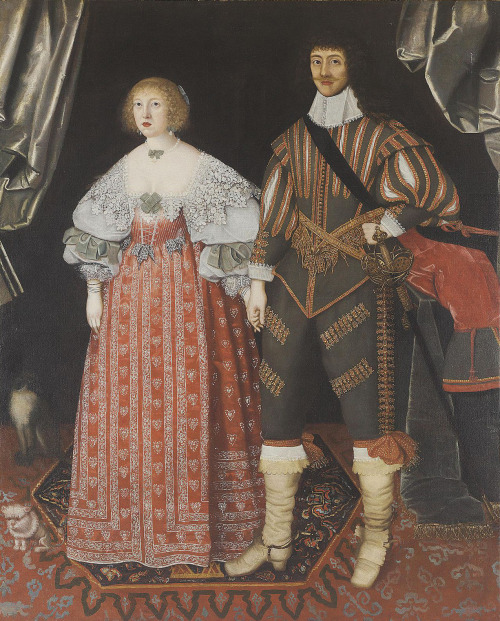 Portrait of Thomas and Florence Smyth, attributed John Souch of Chester, 1627