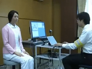 the-promised-wlan:  A realistic female android known as Geminoid F (aka Actroid F), developed at Osaka University, Japan, with the help of Hiroshi Ishiguro & Kokoro Co. Ltd. unveiled for the first time in 2010.