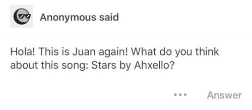 Hola Juan! I listened to it the other day and it’s awesome! I love the beat!