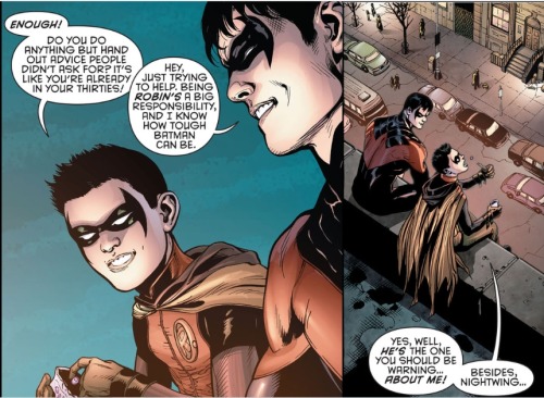fancyfade:2 thoughts first, not really a “warning” bruce about Damian, like Damian sugge
