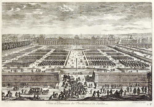 archimaps:  View of the Palais des Tuileries, Paris