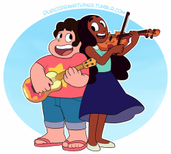 puricodrawsthings:  2nd place price for my 3000 follower art giveaway extravaganza!This one is for tumblr user zettabear, hope you like it!Jam Buds 4-ever!