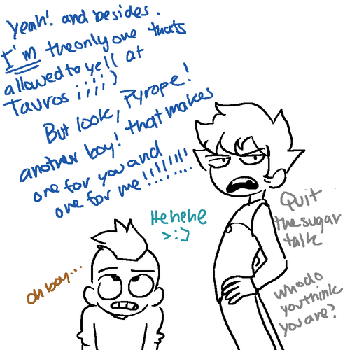 watateas answered your post: you guys can send me promps again i ha…  idk if you are still doing this but kankri puts little karkat in ballet class where he meets tz and vriska  o hello tea u FOUND ME ;0                         