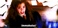 claraoswin:  They haven’t invented a spell that our Hermione can’t do. 