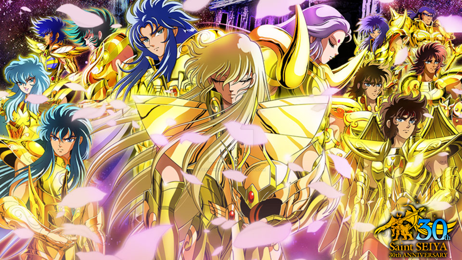 All The Gold Saints In Saint Seiya