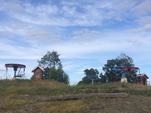 XXX Abandoned ski lift in PA photo