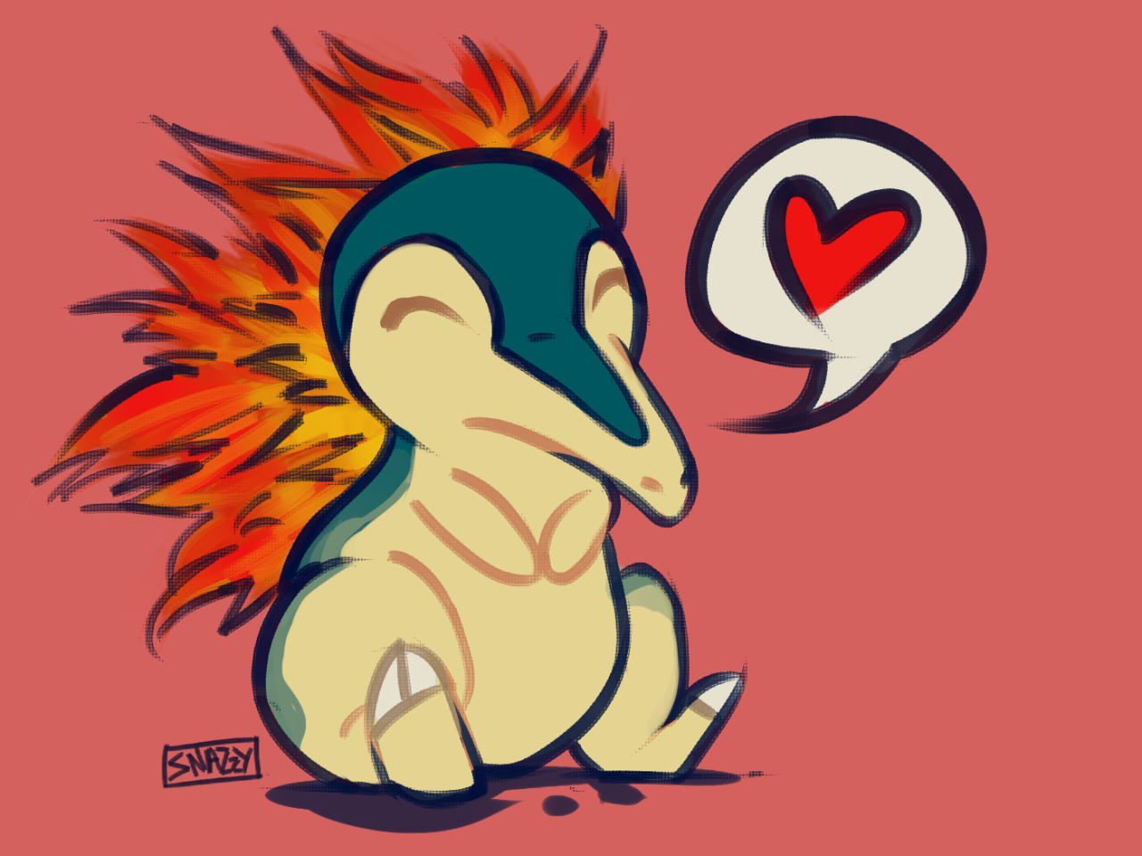 snazzylizard:
“ A smol Cyndaquil for a friend, ready for hugs
”