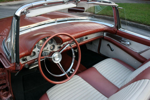 americancarsguide: 1957 Ford Thunderbird Convertiblewww.german-cars-after-1945.tumblr.com - www.fren