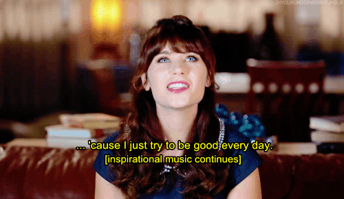 inyourunderwear:  2015 Resolutions: Zooey Deschanel | NEW GIRL PROMO