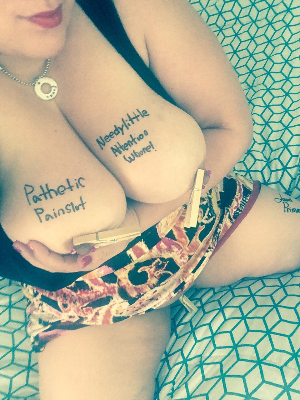 sweetheartkandi:  Master chooses such fitting words.   I am an attention whore. 