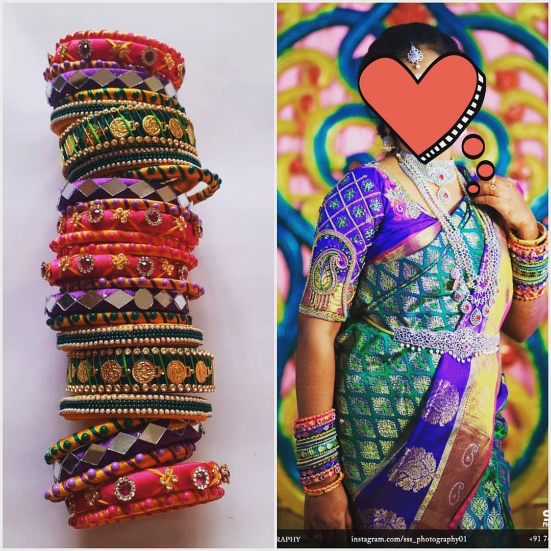 Latest Silk Thread Bangles Ideas To Enhance Your Bridal Look