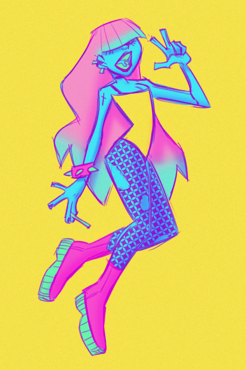 thevipersnake:Characters idea for this month’s CDC : PUNK :)