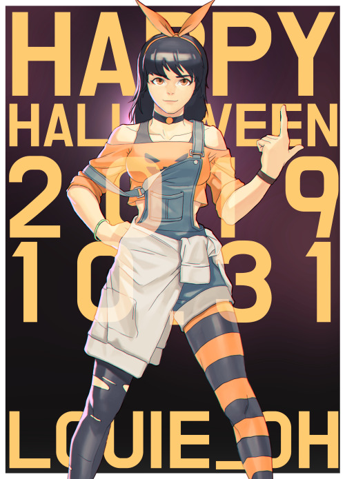 Casual Halloween Girl - Skintober 26 Minecraft Skin