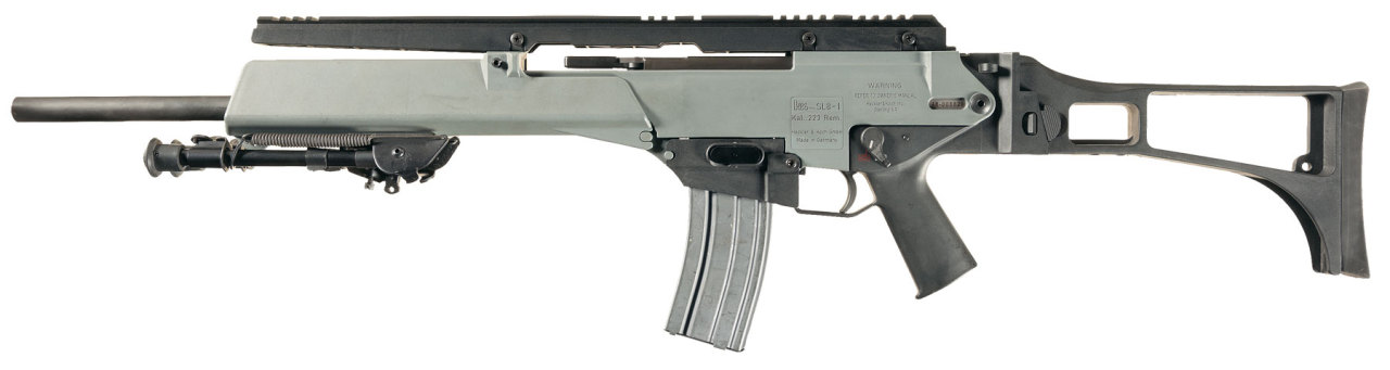 gunrunnerhell:  H&amp;K SL8 Two rifles that have undergone some basic changes