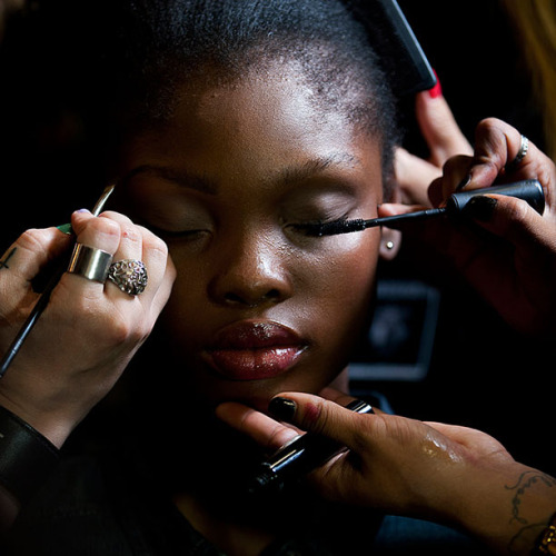 maccosmetics:  Backstage at Elle Rising Star, Mercedes Benz Fashion Week AFRICA