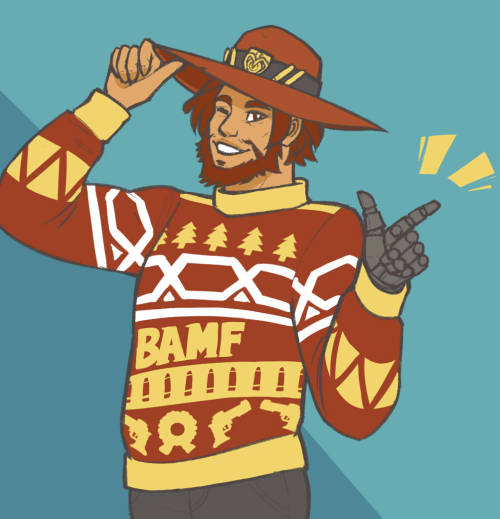 kiiro-art:and now a compilation, for all your Christmas sweater needs.｡.:*☆