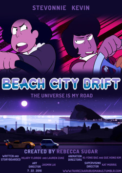 fahrezaarubusman45: This is my 9th Steven Universe edit. If “Beach City Drift” episode is a movie, then this is my idea for the poster.  I hope you like it!  Made with Adobe Photoshop CS6 